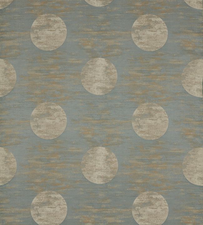 Moon Silk Fabric by Zoffany in Blue Grey Jane Clayton