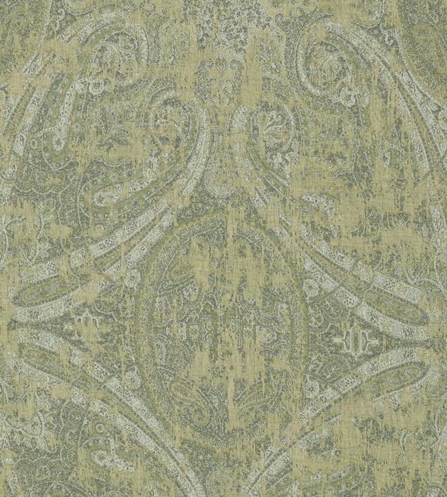 Elswick Paisley Fabric by Zoffany Moss