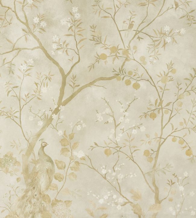 Rotherby Wallpaper Mural by Zoffany in Old Gold Jane Clayton