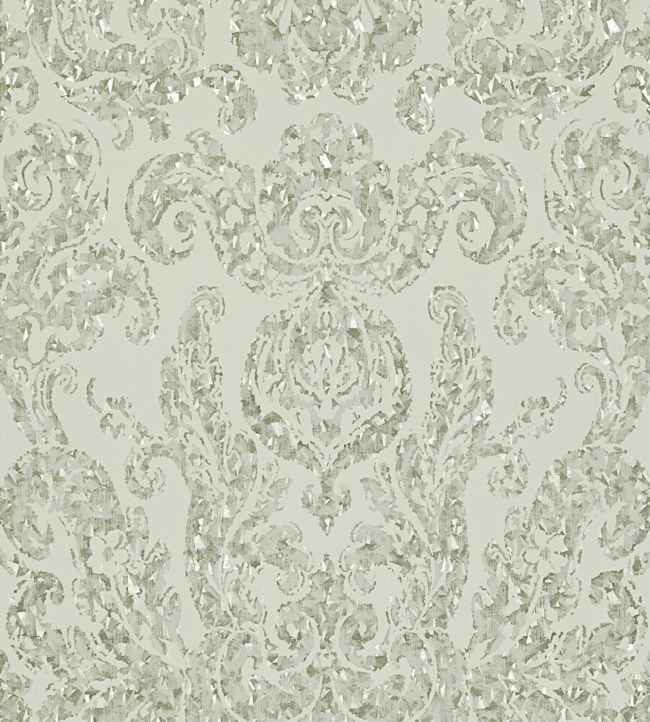Brocatello Briolette Wallpaper by Zoffany in Gold, Cream Jane Clayton