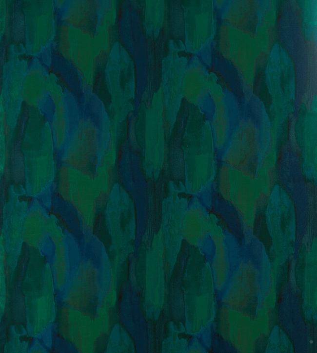 Hepworth Fabric by Zoffany Blue Malachite