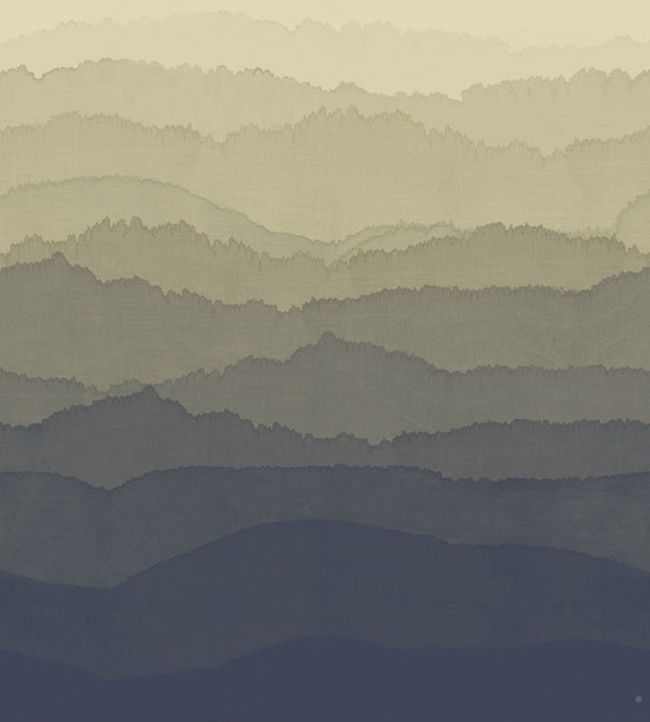 Wray Wallpaper Mural by Zoffany in Tigers Eye/Ink Jane Clayton