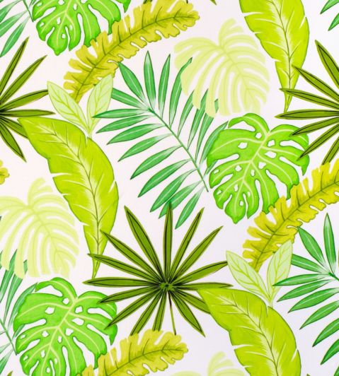 Amazon Forest Fabric by Aldeco Paradise Green