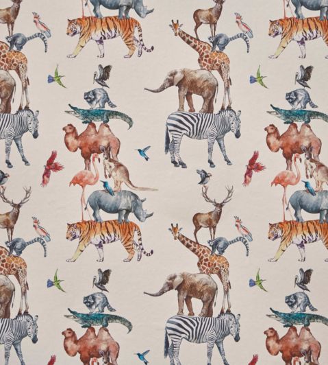 Animal Tower Wallpaper by Prestigious Textiles Rainbow