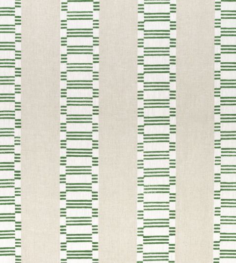 Japonic Stripe Fabric by Anna French Emerald Green