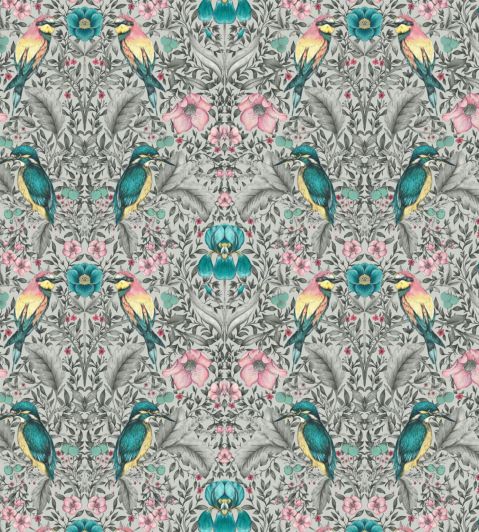 Rodbourn Fabric by Blendworth Silver Mist