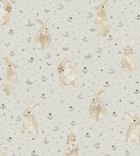 Bunny Field Wallpaper by Rebel Walls Sand