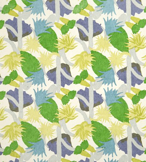 Cactus Flower Wallpaper by Christopher Farr Cloth Grass