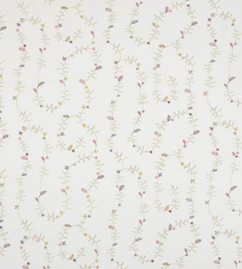 Broderie Jungle Fabric by Casadeco Beige