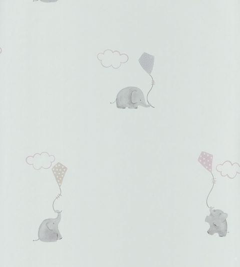 Elephants Wallpaper by Casadeco Rose