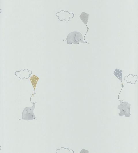 Elephants Wallpaper by Casadeco Bleu