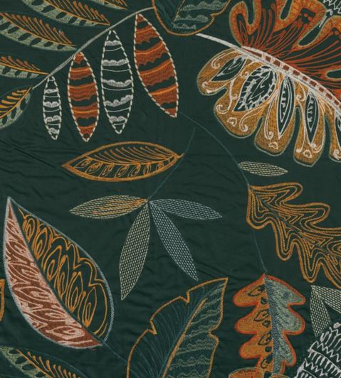 Maranta Fabric by Casamance Vert Foret