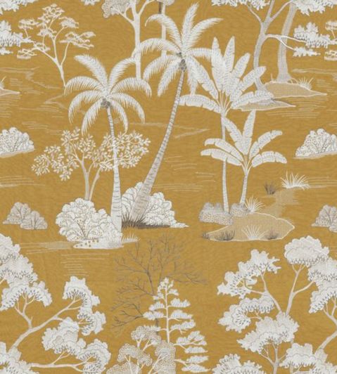 Larimar Fabric by Casamance Jaune Or