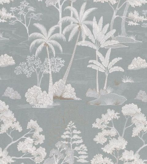 Larimar Fabric by Casamance Bleu Celadon