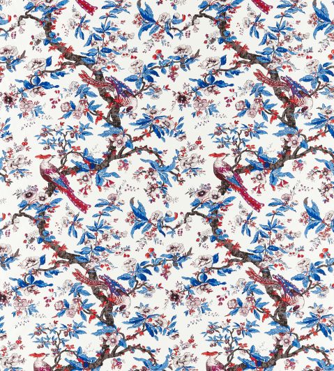 Chintz Fabric by Zoffany Cobalt