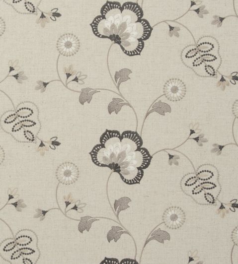 Chatsworth Fabric by Clarke & Clarke Charcoal