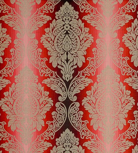 Ornato Fabric by Clarke & Clarke Cardinal