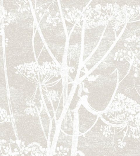 Cow Parsley Wallpaper by Cole & Son Warm Light Grey