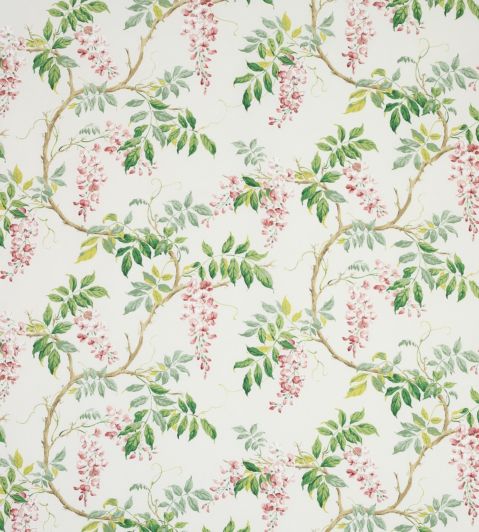 Alderney Fabric by Colefax and Fowler Pink/Green