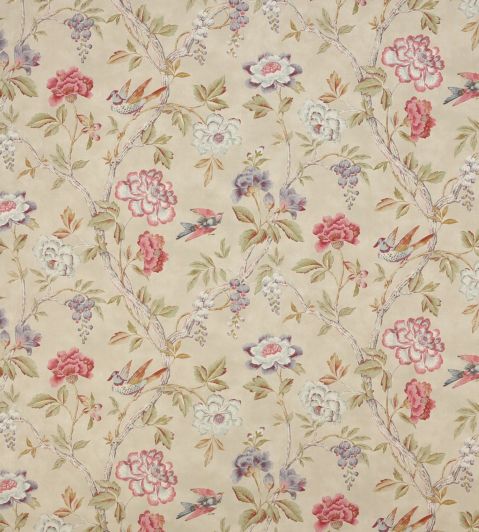 Leonora Fabric by Colefax And Fowler Pink/Green