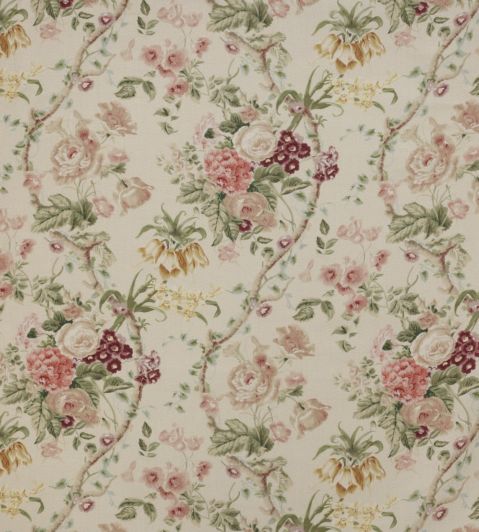 Monmouth Fabric by Colefax And Fowler Pink/Green