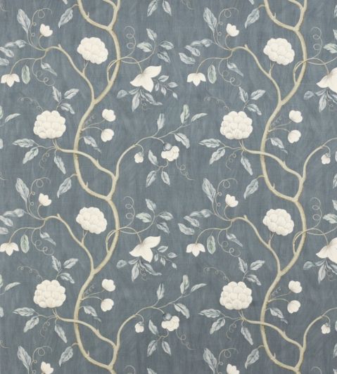 Snow Tree Fabric by Colefax And Fowler Blue
