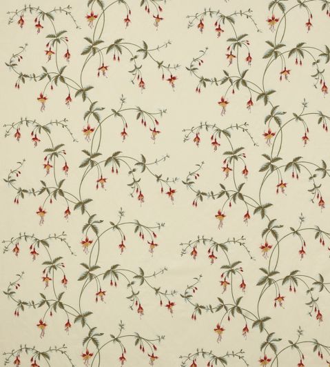 Viviers Fabric by Colefax And Fowler Tomato/Green
