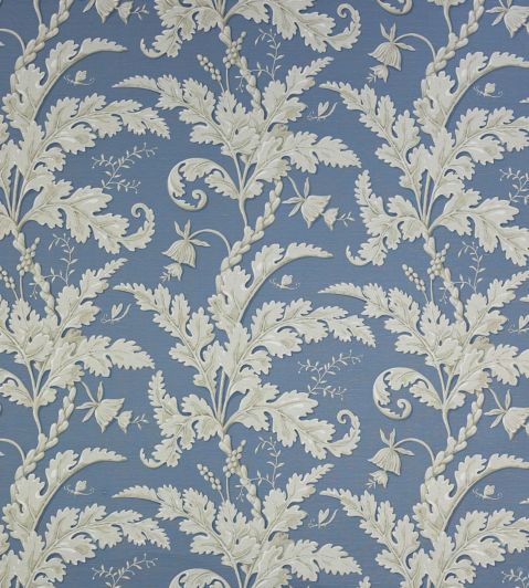 Acanthus Fabric by Colefax and Fowler Blue