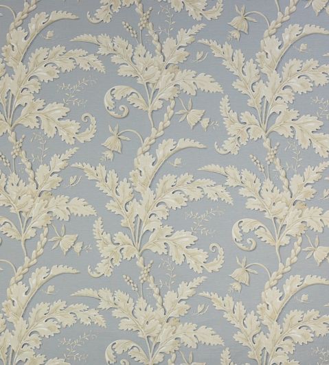 Acanthus Fabric by Colefax and Fowler Powder Blue