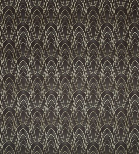 Delaunay Fabric by Ashley Wilde Graphite