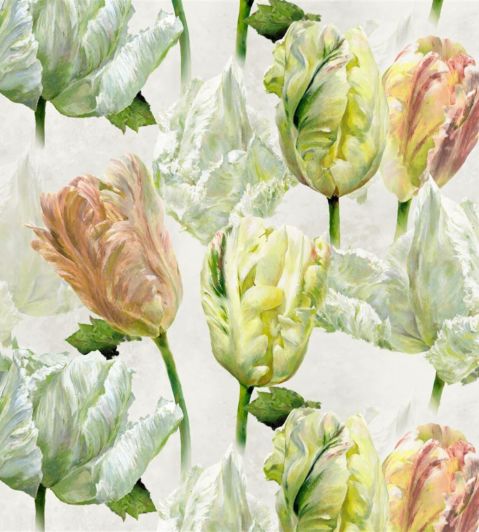 Spring Tulip Fabric by Designers Guild Buttermilk