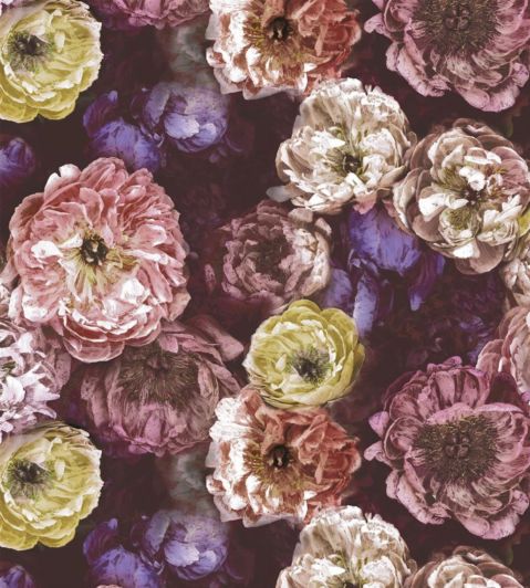 Le Poeme De Fleurs Fabric by Designers Guild Rosewood
