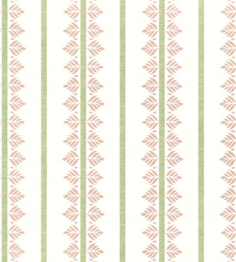 Fern Stripe Wallpaper by Anna French Blush