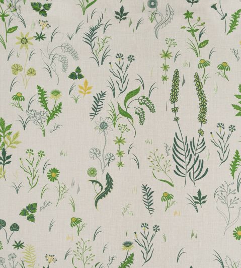 Field Fabric by Christopher Farr Cloth Green