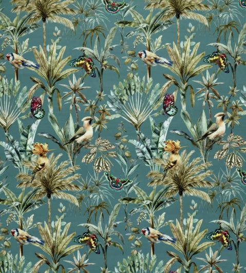 Fiji Fabric by Ashley Wilde Teal