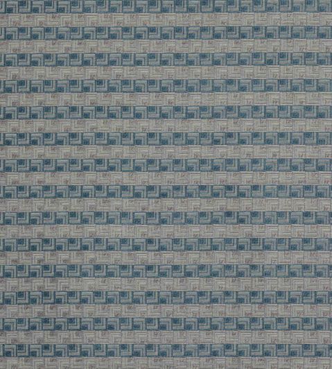 Floyd Fabric by Jane Churchill Blue/Grey
