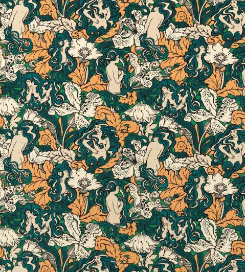 Forbidden Fruit Fabric by Archive Absinthe