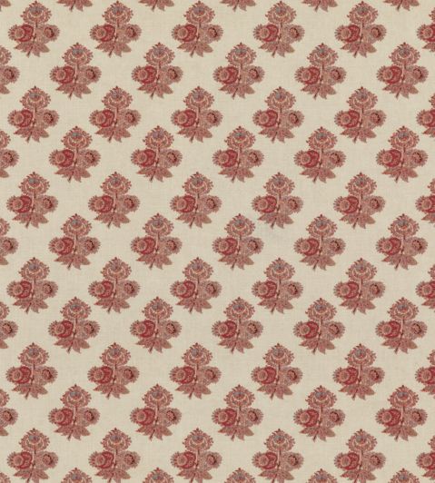 Poppy Paisley Fabric by GP & J Baker Red
