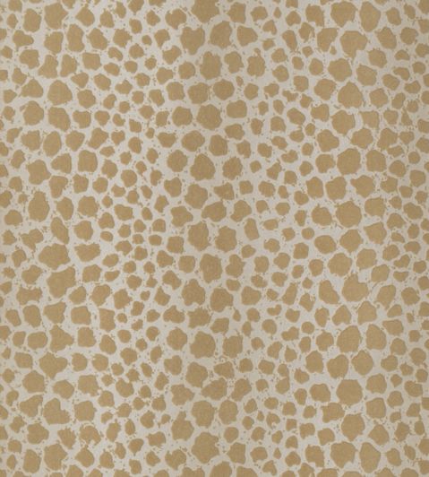 Sundra Flock Wallpaper by GP & J Baker Sand