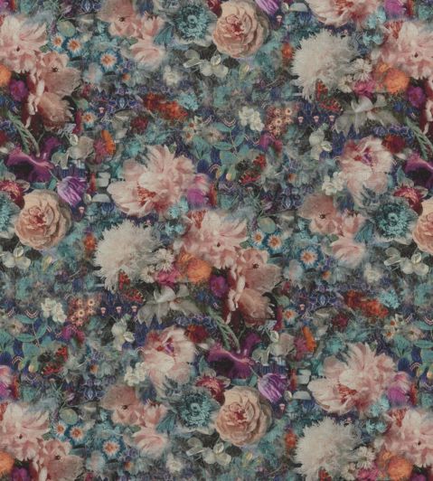 Royal Garden Linen Fabric by GP & J Baker Jewel