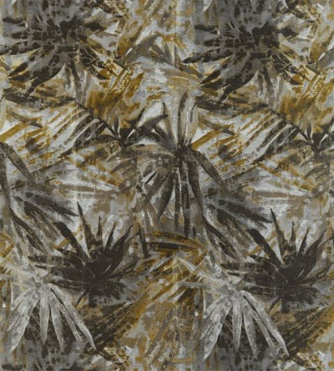 Celadon Fabric by Harlequin Saffron/Charcoal/Steel