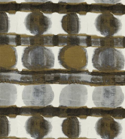 Delphis Fabric by Harlequin Charcoal/Gold