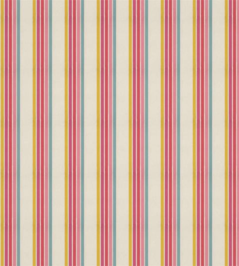 Helter Skelter Stripe Fabric by Harlequin Cherry/Blossom/Pineapple/Sky