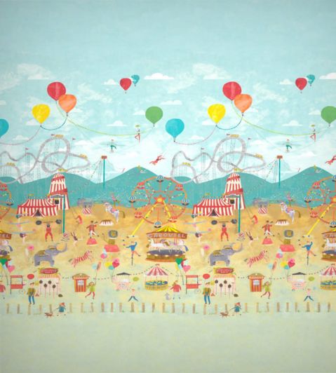 Lifes a Circus Wallpaper by Harlequin Carousel