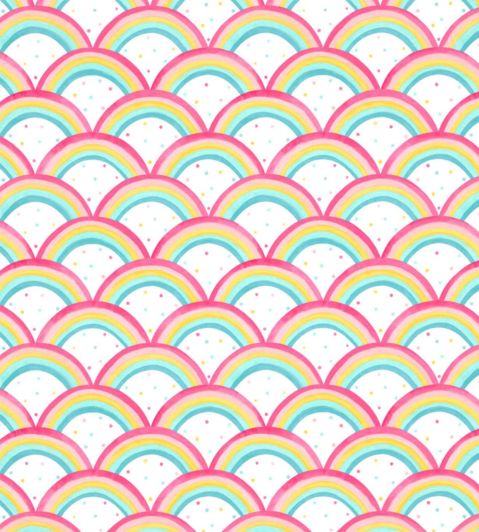 Rainbow Brights Wallpaper by Harlequin Cherry/Blossom/Pineapple/Sky
