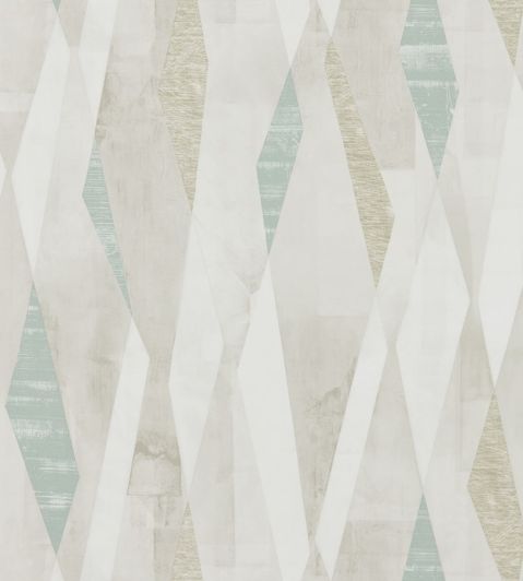 Vertices Wallpaper by Harlequin Teal/Stone