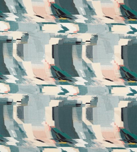 Perspective Fabric by Harlequin Emerald / Peony
