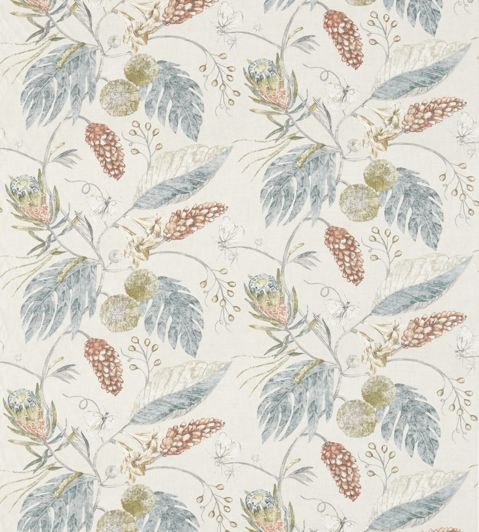 Amborella Fabric by Harlequin Olive/Seaglass