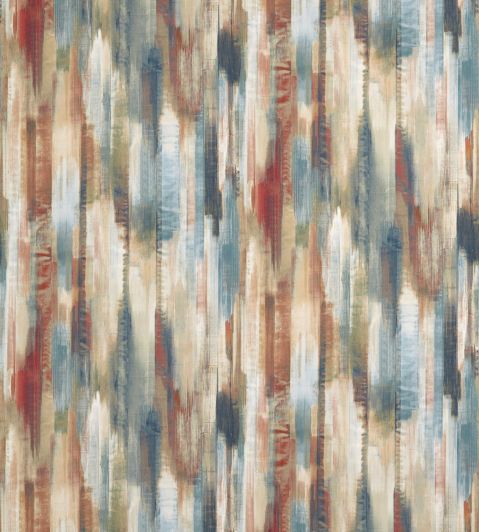 Estrato Fabric by Harlequin Rust/Ruby/Nordic Blue