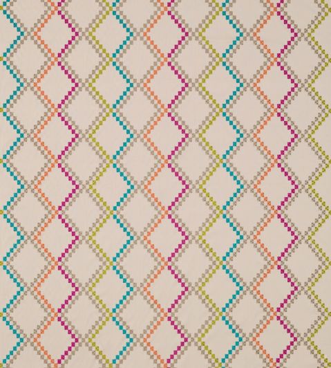 Mosaico Fabric by Harlequin Emerald/Fuchsia/Lime